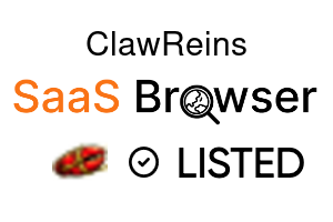 ClawReins - SaaS Browser Verified Badge
