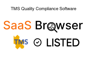 TMS Quality Compliance Software - SaaS Browser Verified Badge