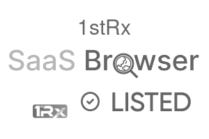 1stRX - SaaS Browser Verified Badge