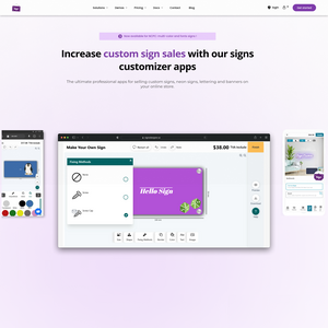 All Signs Customizer Screenshot