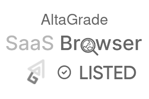 AltaGrade - SaaS Browser Verified Badge