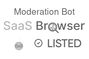 Moderation Bot - SaaS Browser Verified Badge