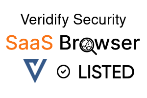 Veridify Security - SaaS Browser Verified Badge
