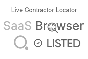 Live Contractor Locator - SaaS Browser Verified Badge