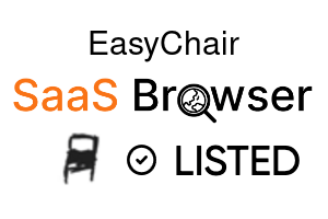 EasyChair - SaaS Browser Verified Badge