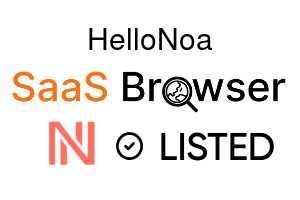 HelloNoa - SaaS Browser Verified Badge