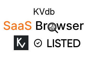 KVdb - SaaS Browser Verified Badge