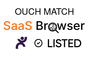 OUCH MATCH - SaaS Browser Verified Badge