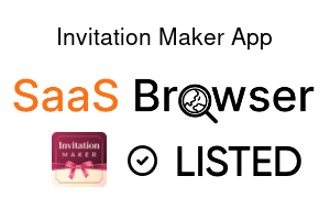 Invitation Maker App - SaaS Browser Verified Badge