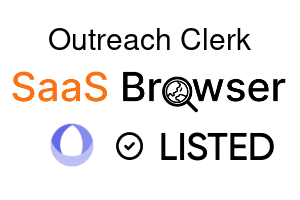 Outreach Clerk - SaaS Browser Verified Badge