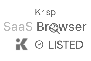 Krisp - SaaS Browser Verified Badge