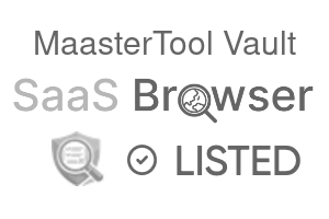MaasterTool Vault - SaaS Browser Verified Badge