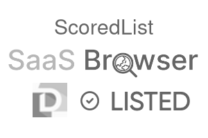 ScoredList - SaaS Browser Verified Badge