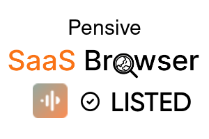 Pensive - SaaS Browser Verified Badge