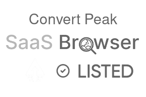 Convert Peak - SaaS Browser Verified Badge