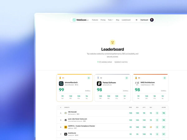 WebScore Screenshot 6