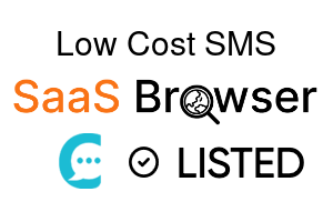 Low Cost SMS - SaaS Browser Verified Badge