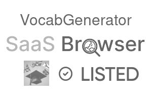 VocabGenerator - SaaS Browser Verified Badge