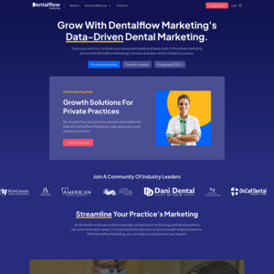 Dentalflow Marketing Screenshot