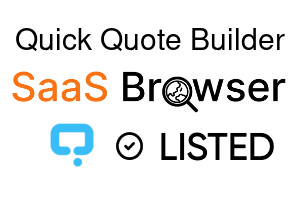 Quick Quote Builder - SaaS Browser Verified Badge