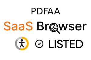 PDFAA - SaaS Browser Verified Badge