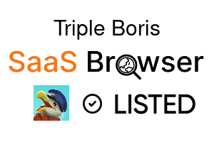Triple Boris - SaaS Browser Verified Badge