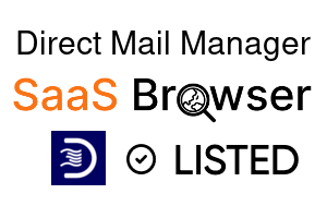 Direct Mail Manager - SaaS Browser Verified Badge
