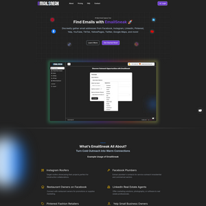 EmailSneak Screenshot