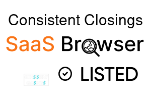 Consistent Closings - SaaS Browser Verified Badge