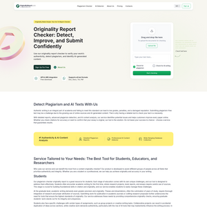 Plagiarism Checker Screenshot