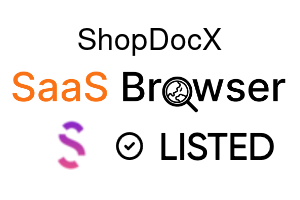 ShopDocX - SaaS Browser Verified Badge