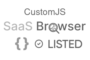 CustomJS - SaaS Browser Verified Badge