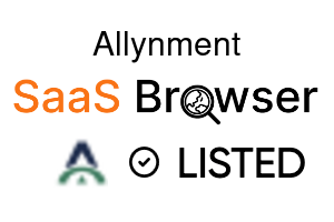 Allynment - SaaS Browser Verified Badge