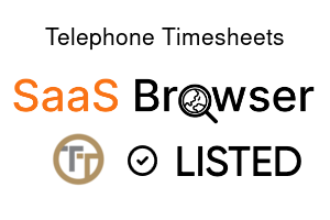 Telephone Timesheets - SaaS Browser Verified Badge