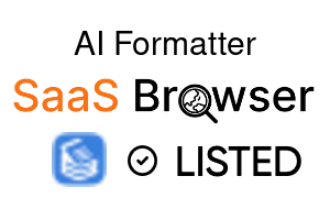 AI Formatter - SaaS Browser Verified Badge