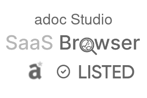 adoc Studio - SaaS Browser Verified Badge