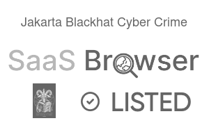 Jakarta Blackhat Cyber Crime - SaaS Browser Verified Badge