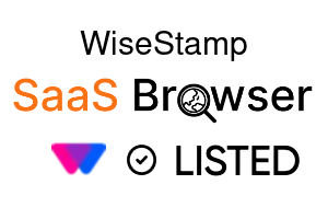 WiseStamp - SaaS Browser Verified Badge