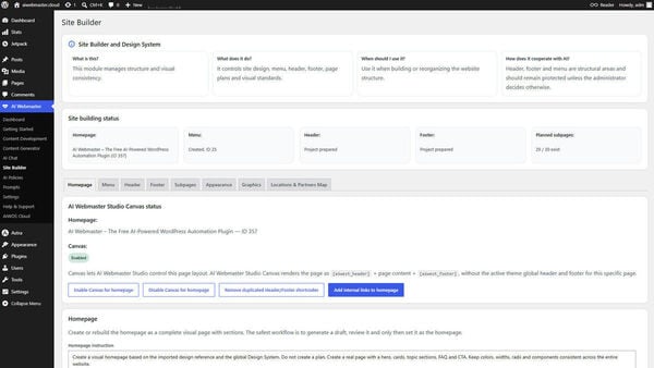 AI Webmaster Screenshot 6
