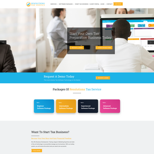Resolutions Tax Service Screenshot