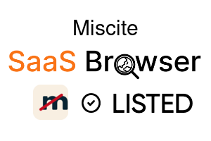 Miscite - SaaS Browser Verified Badge
