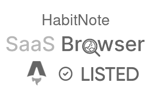 HabitNote - SaaS Browser Verified Badge