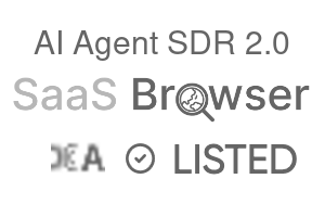 AI Agent SDR 2.0 - SaaS Browser Verified Badge