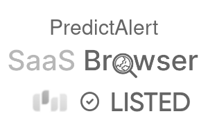 PredictAlert - SaaS Browser Verified Badge