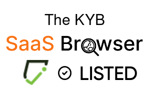 The KYB - SaaS Browser Verified Badge