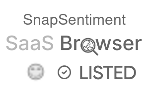 SnapSentiment - SaaS Browser Verified Badge