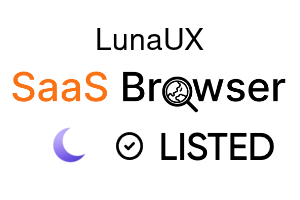 LunaUX - SaaS Browser Verified Badge