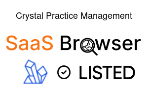 Crystal Practice Management - SaaS Browser Verified Badge
