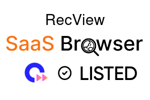 RecView - SaaS Browser Verified Badge