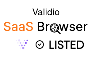 Validio - SaaS Browser Verified Badge